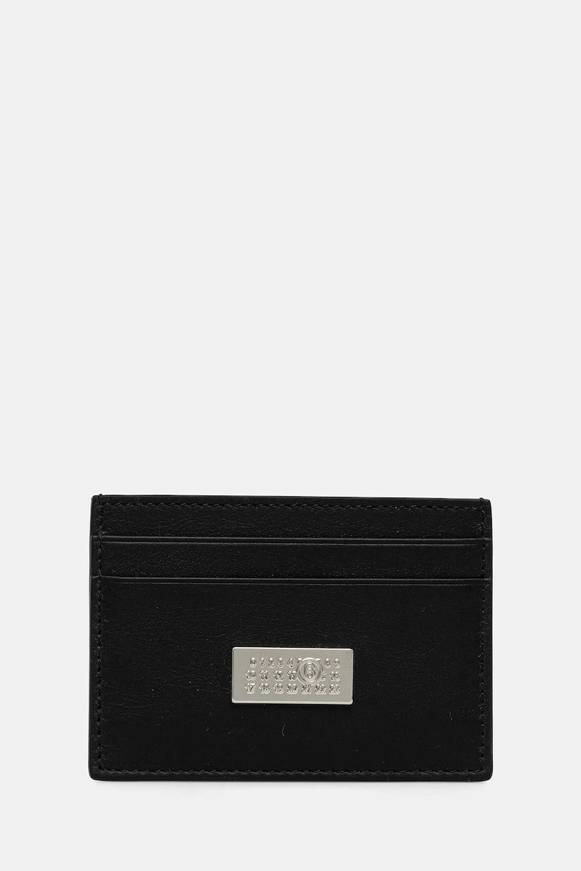 MM6 Maison Margiela carcasă din piele culoarea negru, SA5UI0026.P8332.T8013