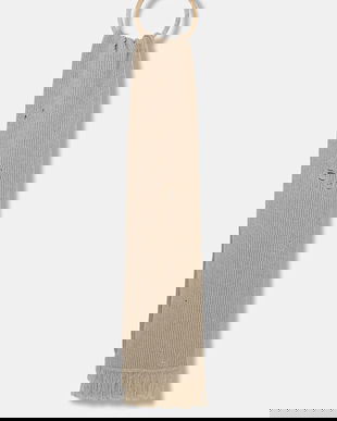 MM6 Maison Margiela eșarfă de lână culoarea bej, uni, S52TE0056.M13138.806M