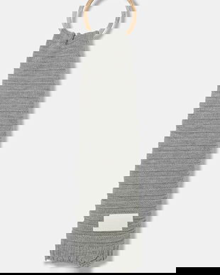 MM6 Maison Margiela eșarfă de lână culoarea gri, uni, S52TE0054.M13040.857M