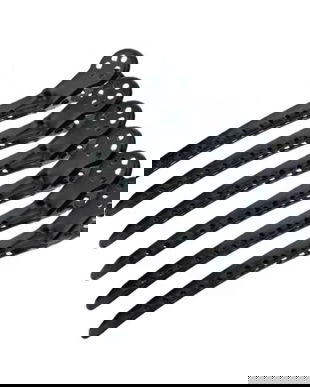 Cleme de Par Metalice - Beautyfor Hair Clips Metal, Black CL-010-6, 6 buc