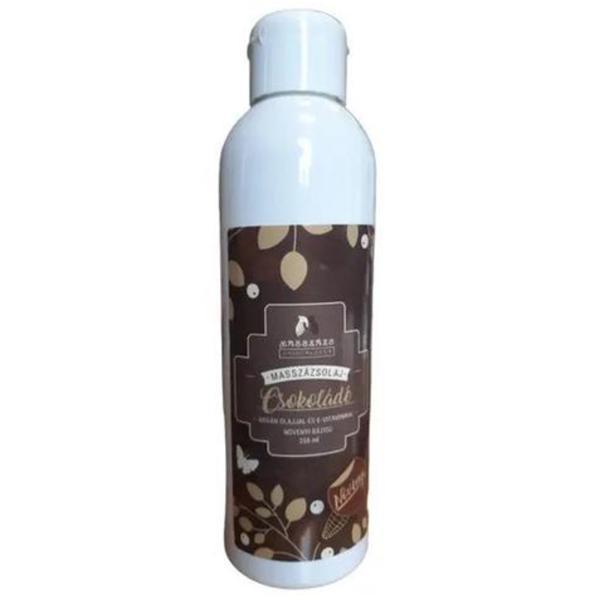 Ulei de masaj cu argan si vitamina E ciocolata Masszazs Manufaktura, 250 ml