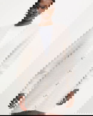 Marella cardigan de lână culoarea bej, 2523346122200