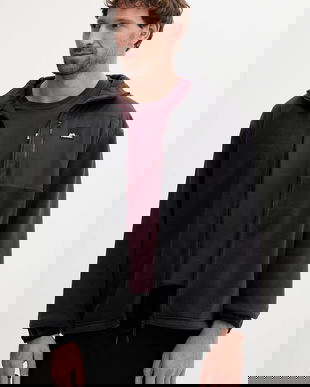 Jack Wolfskin bluză Sumetro culoarea bleumarin, uni, A64108