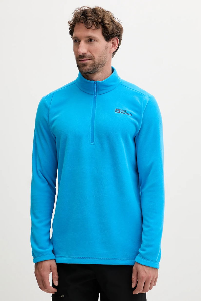 Jack Wolfskin hanorac Taunus culoarea galben, uni, 1709522