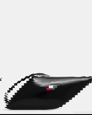 Tommy Jeans geantă culoarea negru, AW0AW17866