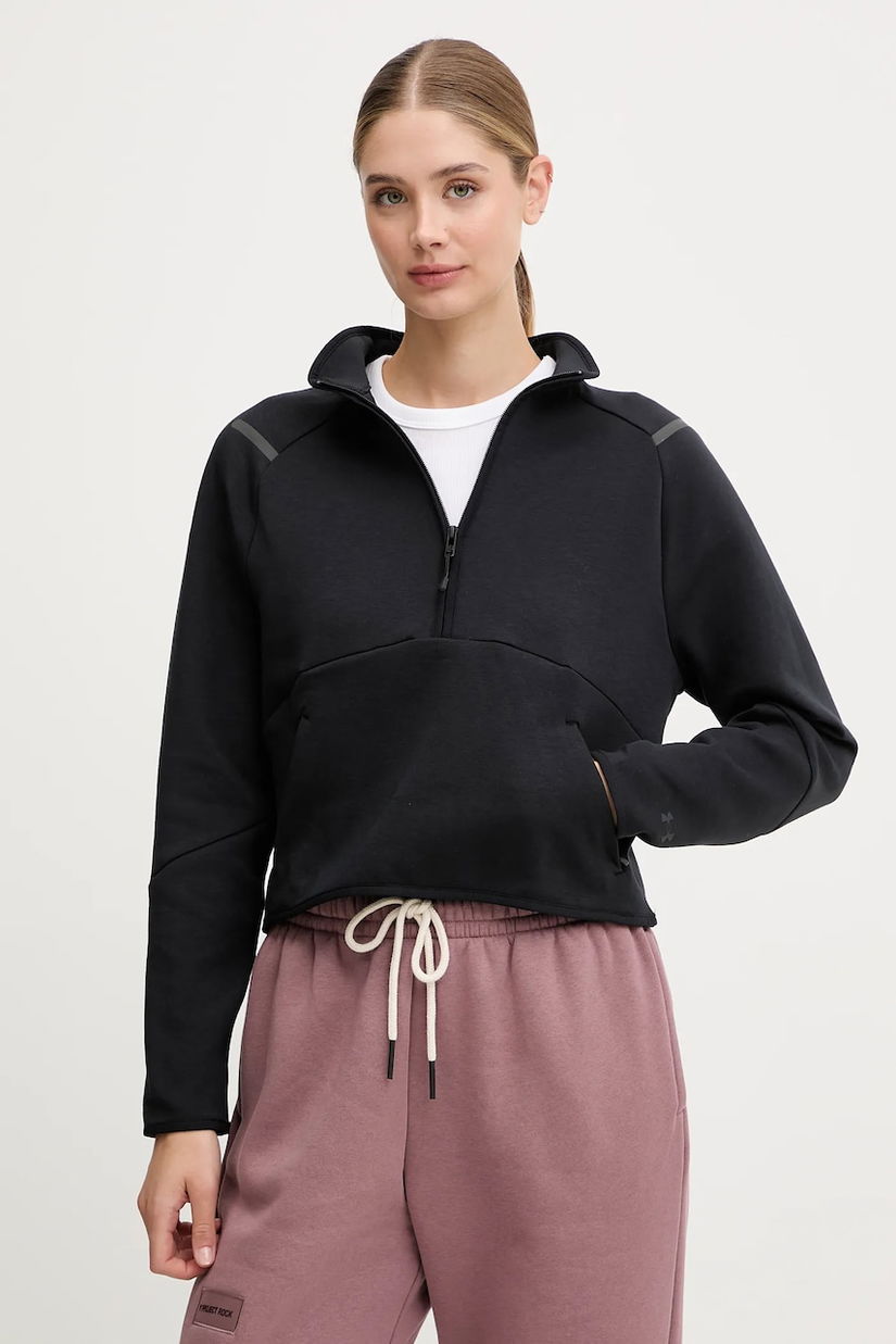 Under Armour bluză Unstoppable culoarea negru, uni, 6003671