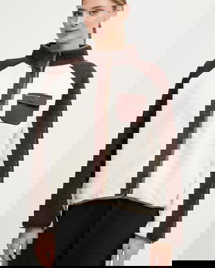 P.E Nation hanorac fleece Takeover culoarea bej, cu imprimeu, 253J142