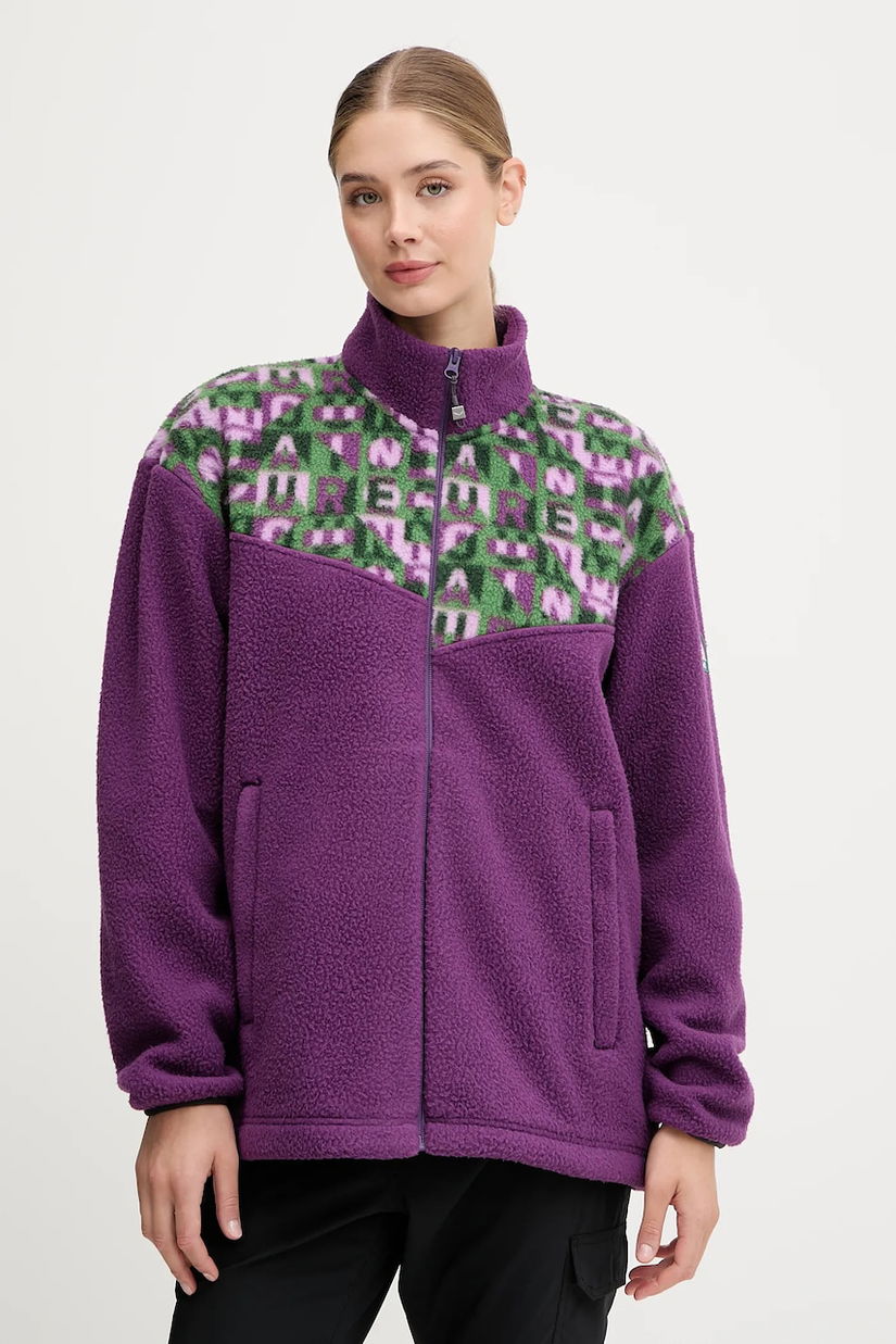 Salewa hanorac în aer liber Eagle Anniversary culoarea violet, cu imprimeu, 00.0000029196