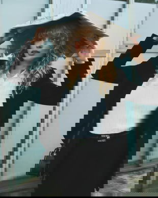 Answear.LAB bluza culoarea bej, neted