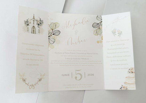 Invitatie de Nunta Personalizata