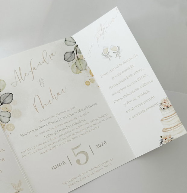Invitatie de Nunta Personalizata