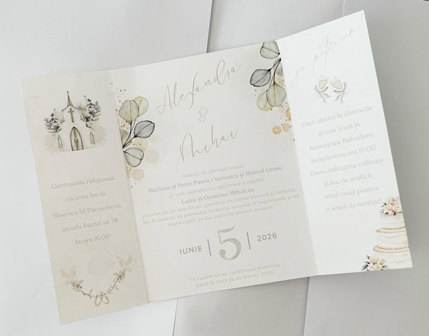 Invitatie de Nunta Personalizata