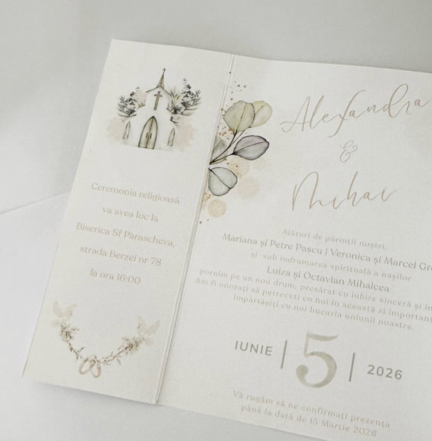 Invitatie de Nunta Personalizata