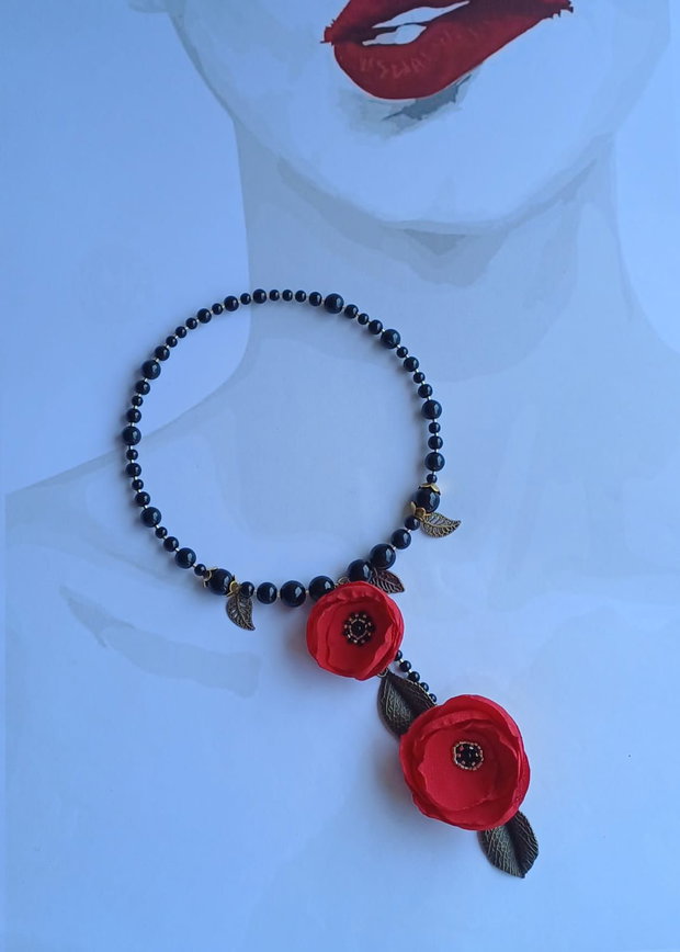 Colier "Roses"