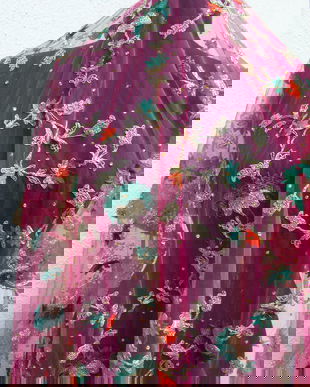 Saree scurt broderie masrgele