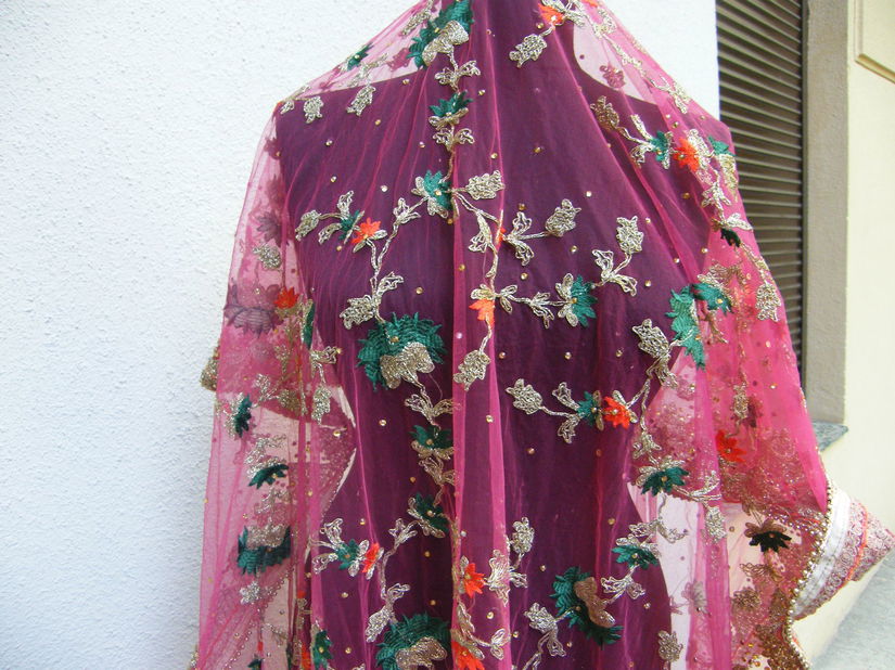 Saree scurt broderie masrgele