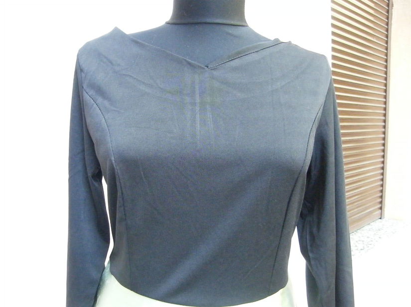 Rochie satin/jerse