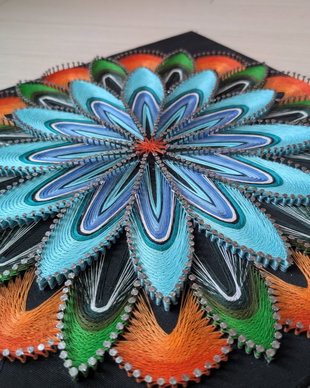 Tablou Floare StringArt