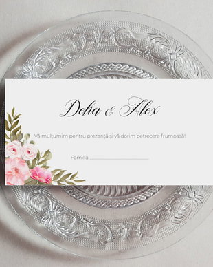 Plic pentru nuntă, cu trandafiri roz. Plic dar nuntă