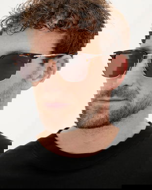 Montblanc ochelari de soare barbati, culoarea bordo, MB0242S