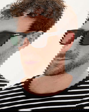 Montblanc ochelari de soare barbati, culoarea bordo, MB0263S