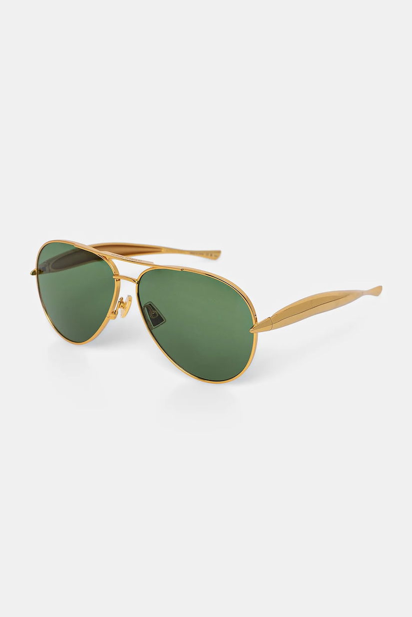 Bottega Veneta ochelari culoarea auriu, BV1305S