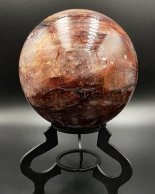 Cuart Hematoid Rosu - Sfera din piatra semipretioasa