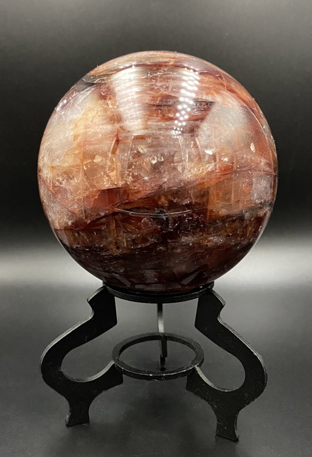 Cuart Hematoid Rosu - Sfera din piatra semipretioasa