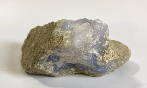 Agat Albastru Lace (Calcedonie) - Specimen piatra bruta