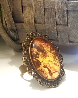 Inel vintage "WIND"
