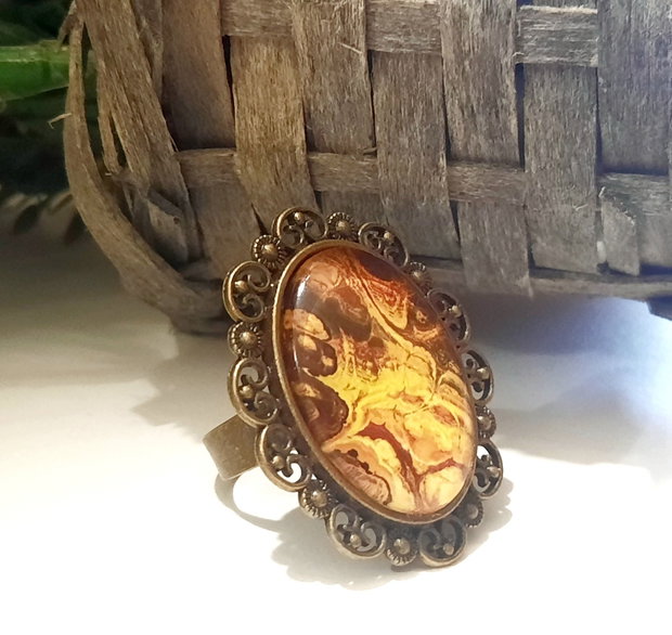 Inel vintage "WIND"
