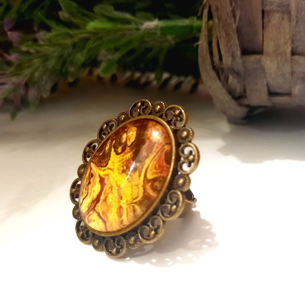Inel vintage "WIND"