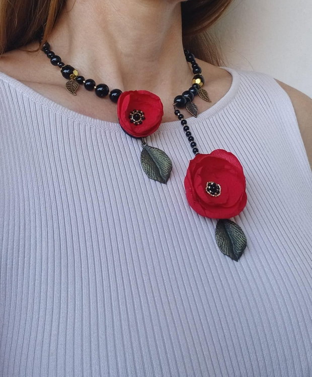 Colier "Roses"