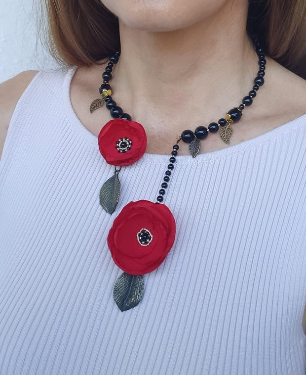 Colier "Roses"