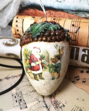 Ghibda de poveste - decoratiune pentru bradul de Craciun