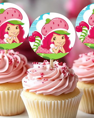 Set toppere candy bar Căpșunica