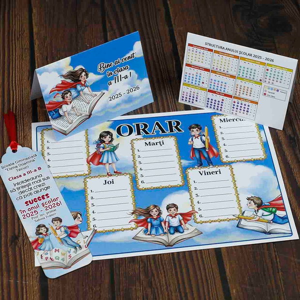 Set cadou personalizat clasa superelevi