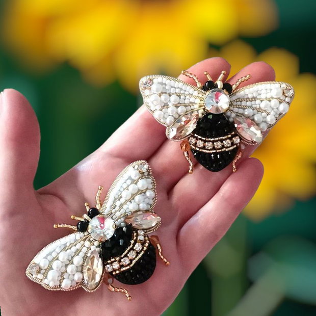 Broșă albină - Luxe Bee