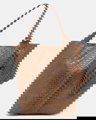 Answear Lab poseta de piele culoarea maro