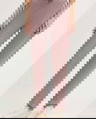 Chantelle pantaloni de trening culoarea bleumarin, melanj, C15WE0