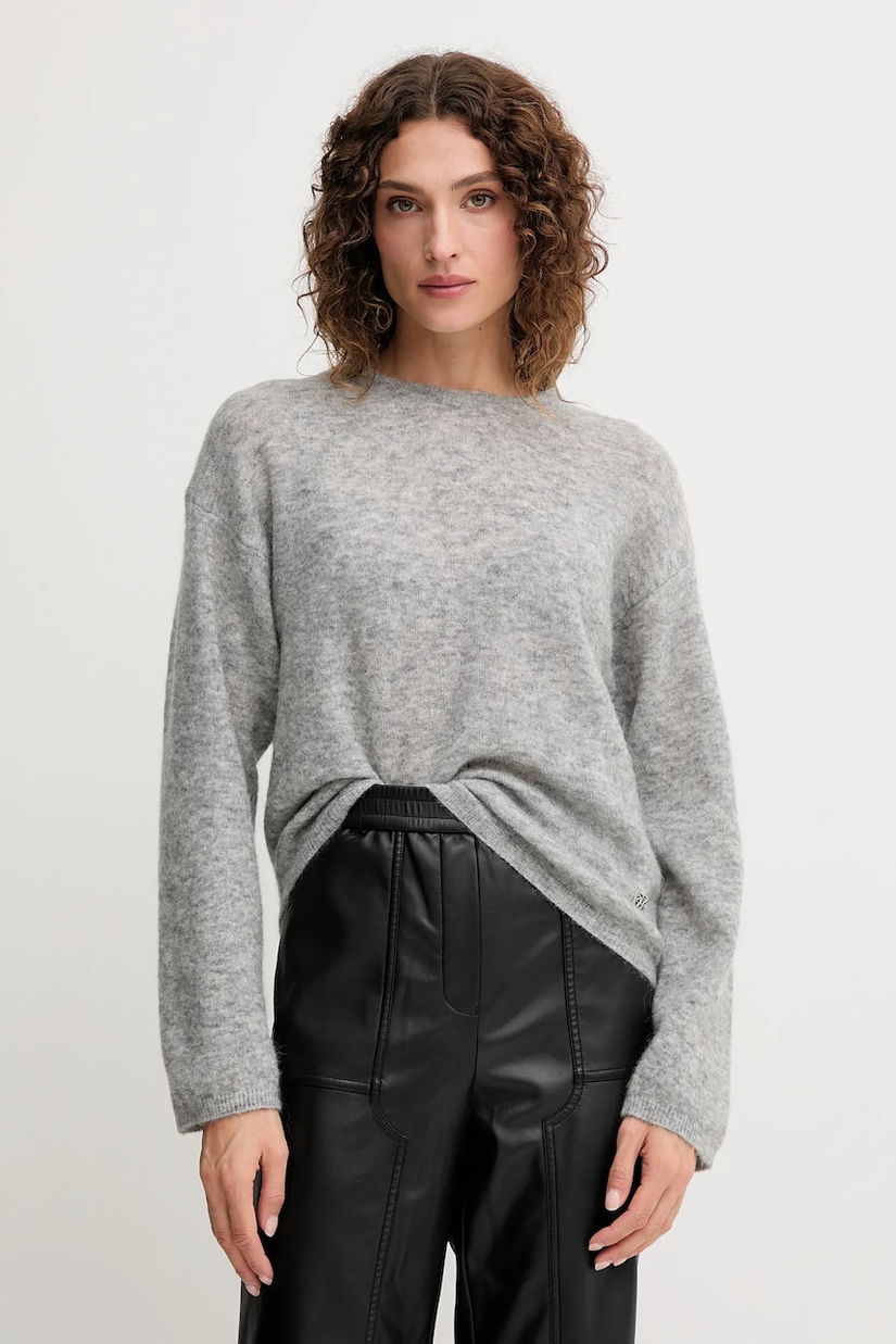 Mos Mosh pulover de lână MAPE culoarea gri, light, 173310