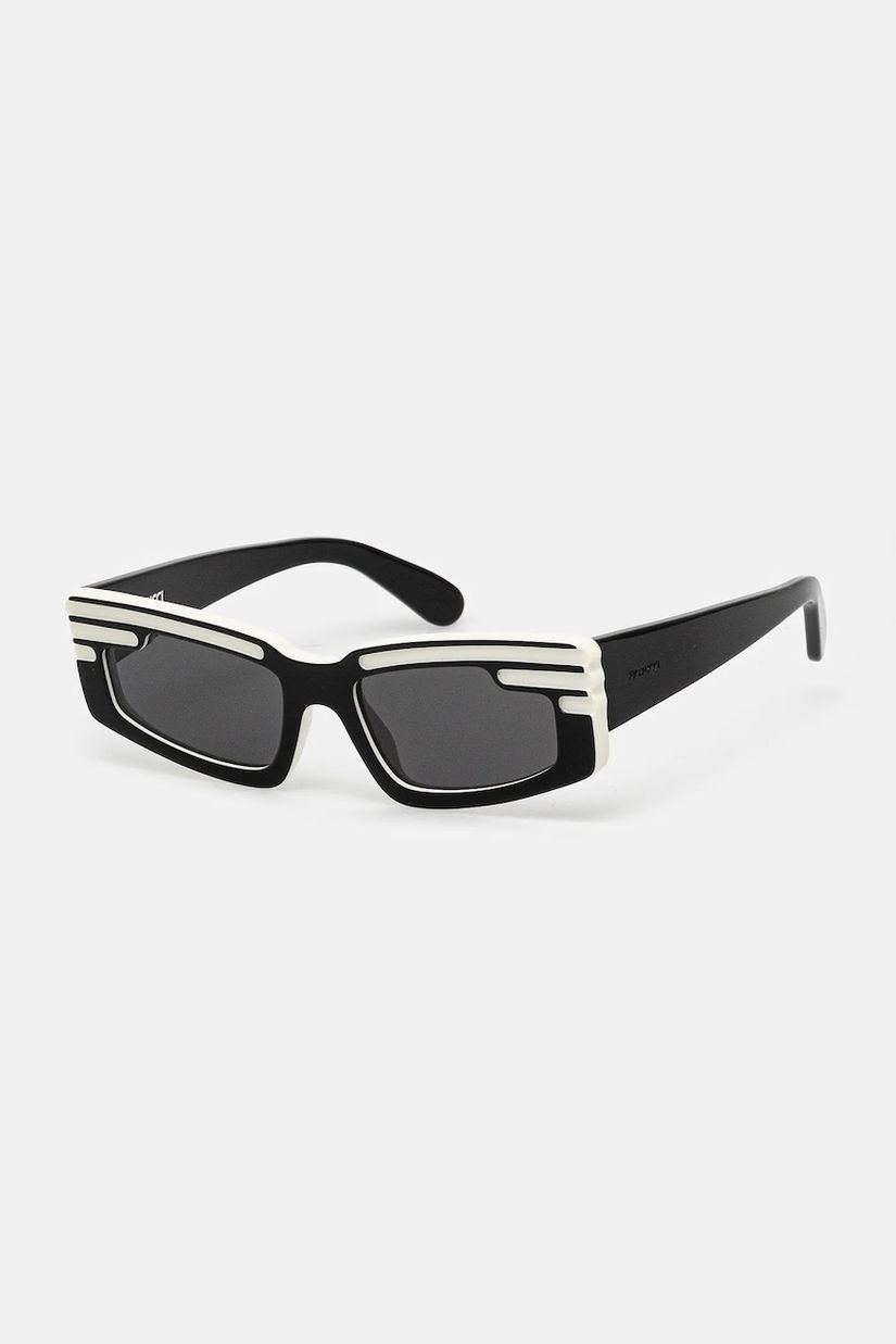 Fiorucci ochelari de soare Rectangular Wing femei, culoarea negru, U01FPASU134AC03BK01