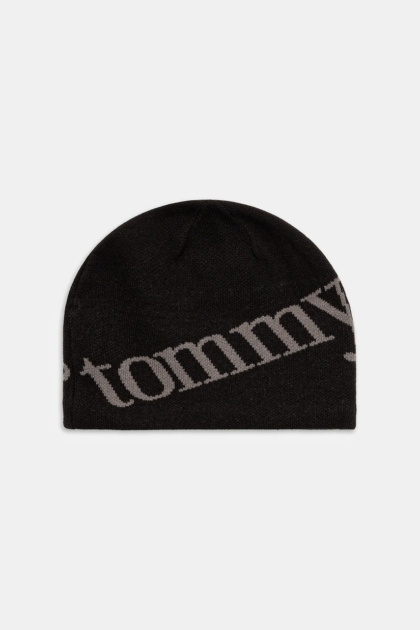 Tommy Jeans căciulă culoarea negru, AM0AM13798