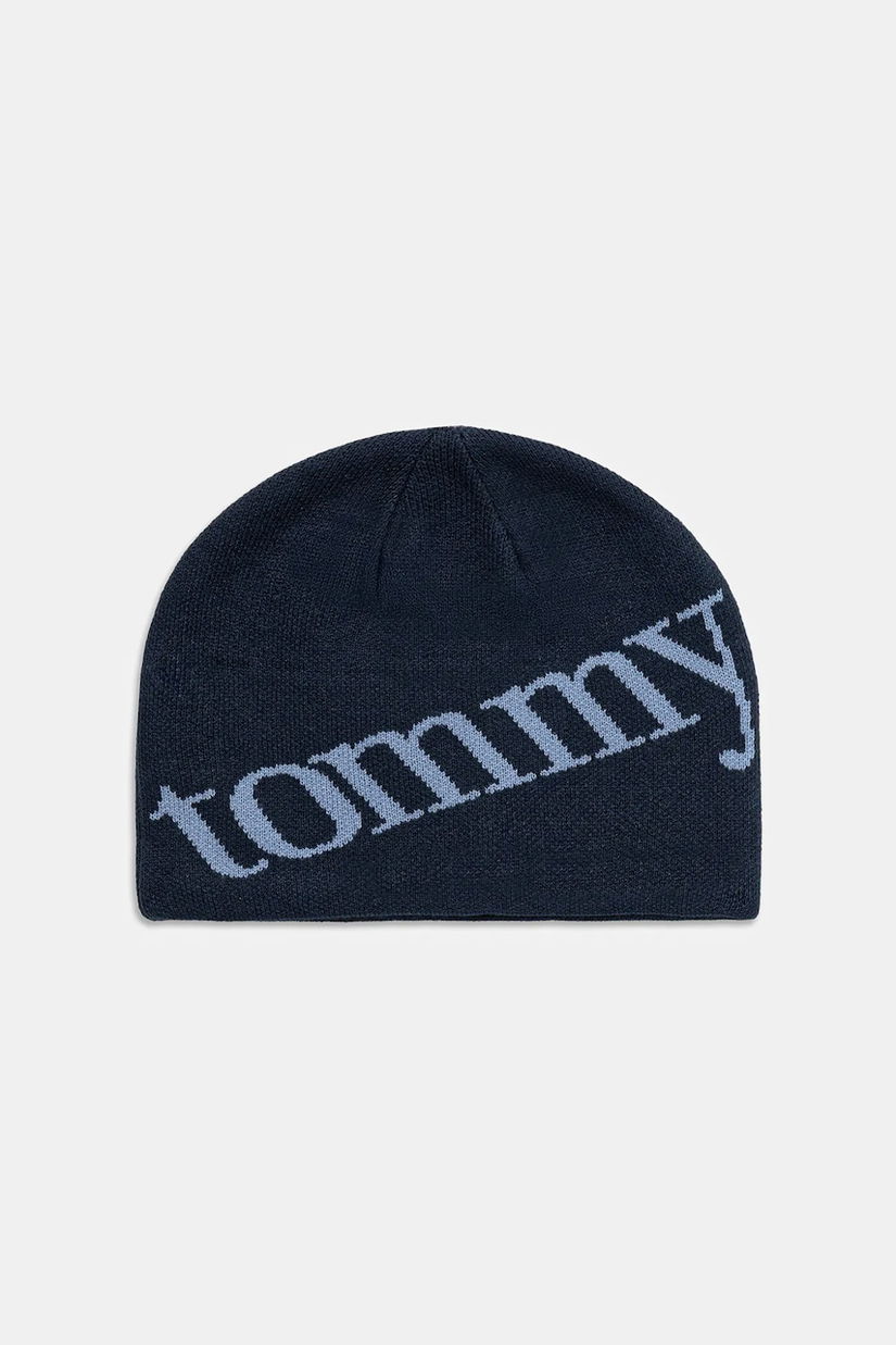 Tommy Jeans căciulă culoarea bleumarin, AM0AM13798
