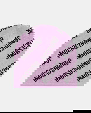 Moschino căciulă de lână culoarea violet, M5859 60112