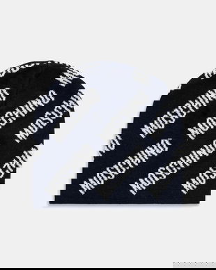 Moschino căciulă de lână culoarea bleumarin, M5859 60112