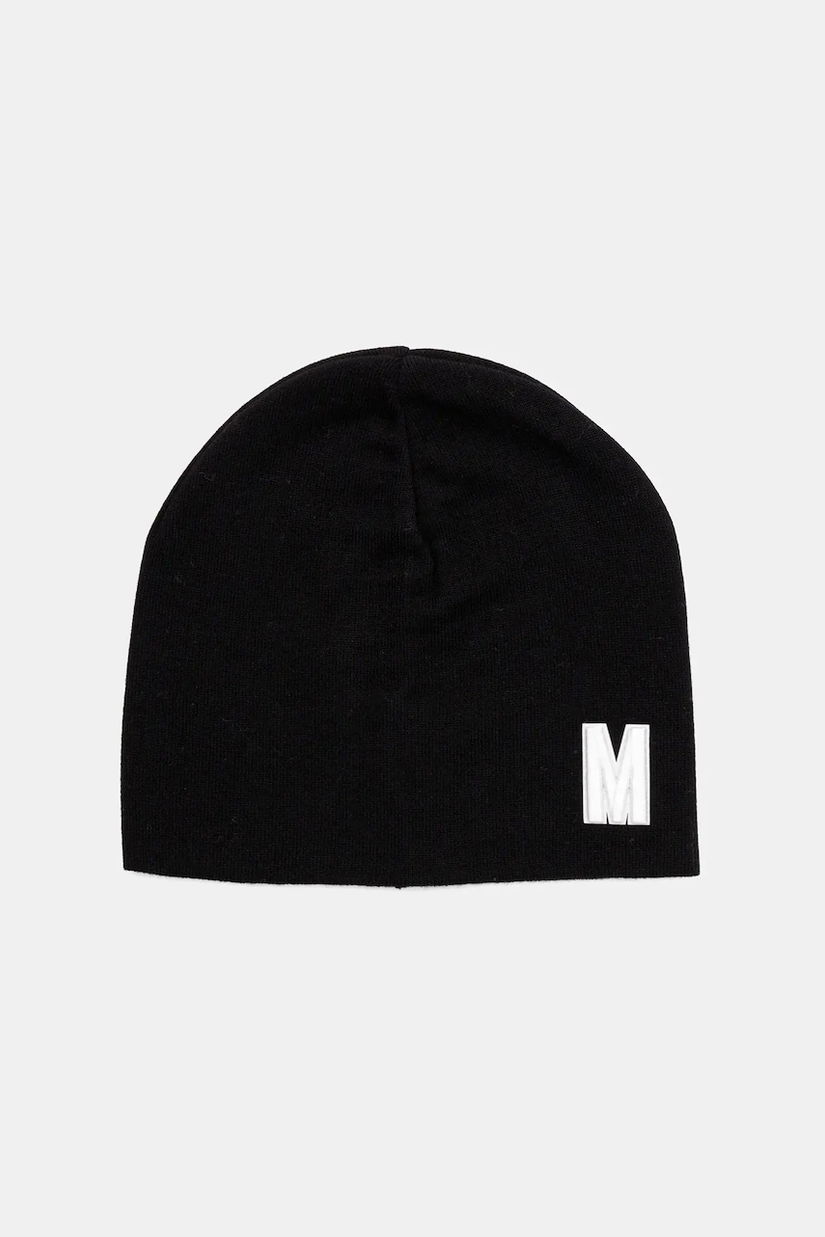 Moschino căciulă de lână culoarea negru, M5877 60803
