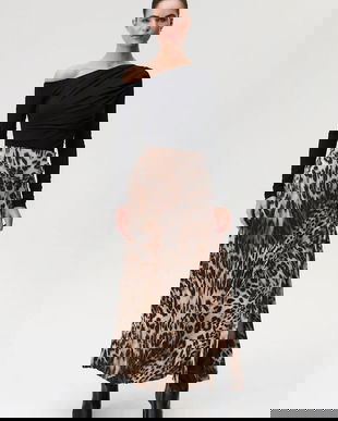 Undress Code fustă midi, evazați, 984