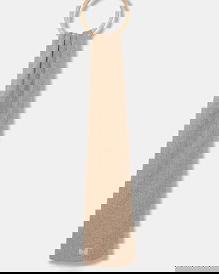 Joop! eșarfă de lână culoarea bej, uni, 30038492