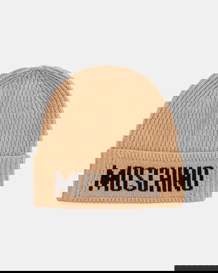 Moschino căciulă de lână culoarea maro, M5875 60808